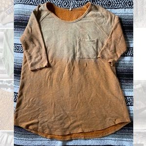 Free People // scoop neck quarter sleeve sweater